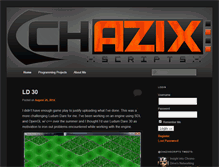 Tablet Screenshot of chazix-scripts.com
